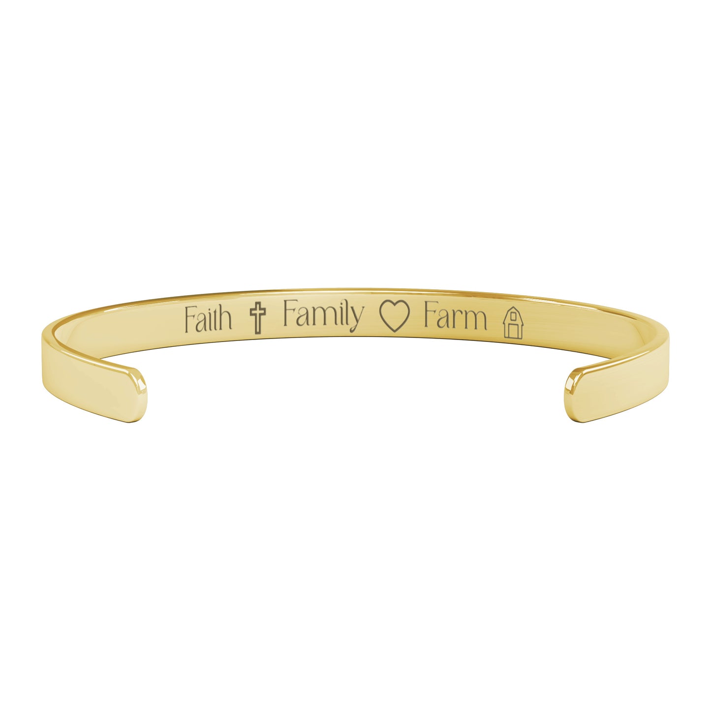 Faith Family Farm - Cuff Bracelet - FREE SHIPPING