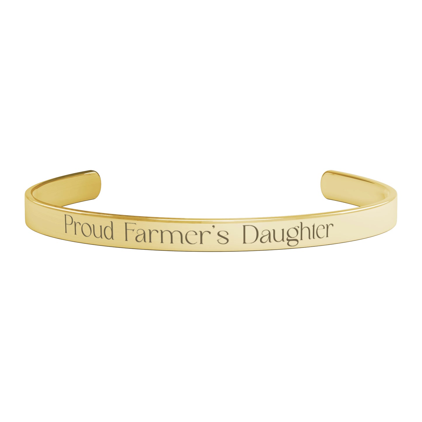 Proud Farmer's Daughter Cuff Bracelet - FREE SHIPPING