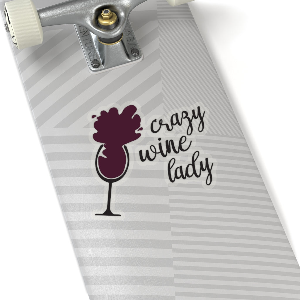 Crazy Wine Lady Stickers